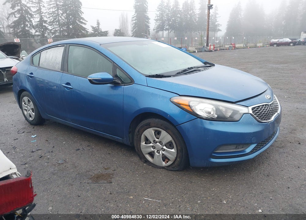 2015 KIA FORTE LX VIN: KNAFX4A69F5260180
