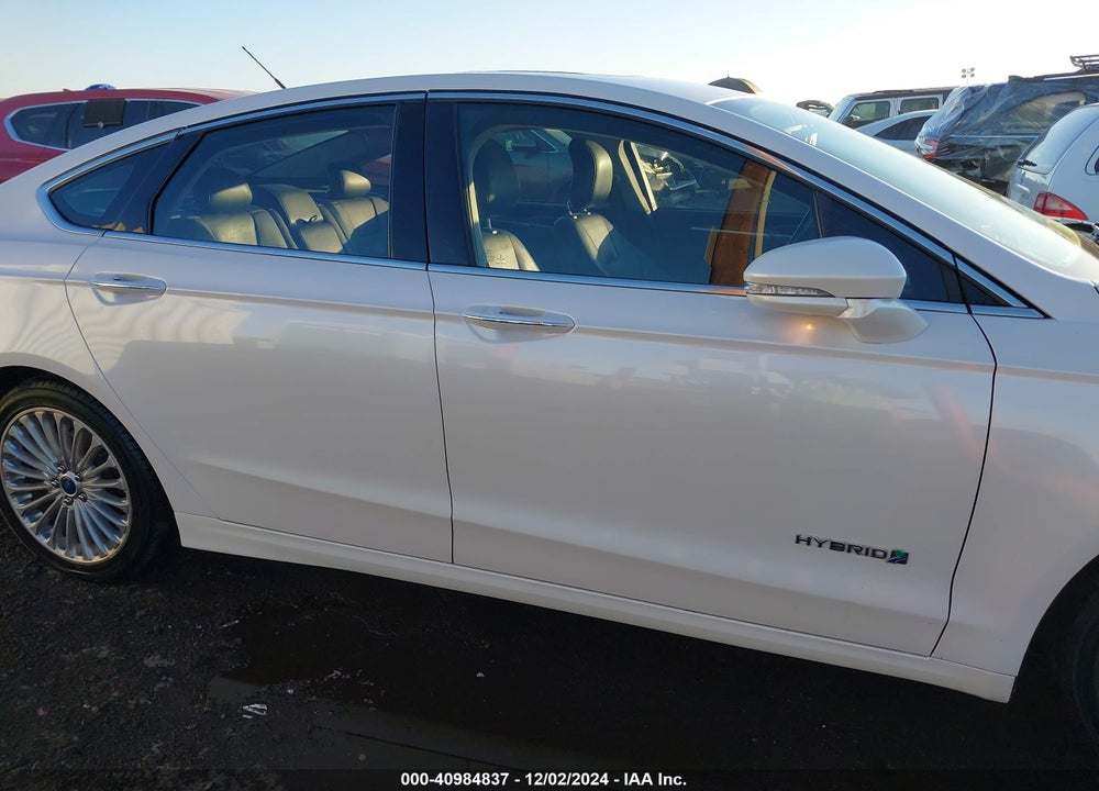 2013 FORD FUSION HYBRID TITANIUM VIN: 3FA6P0RUXDR317257
