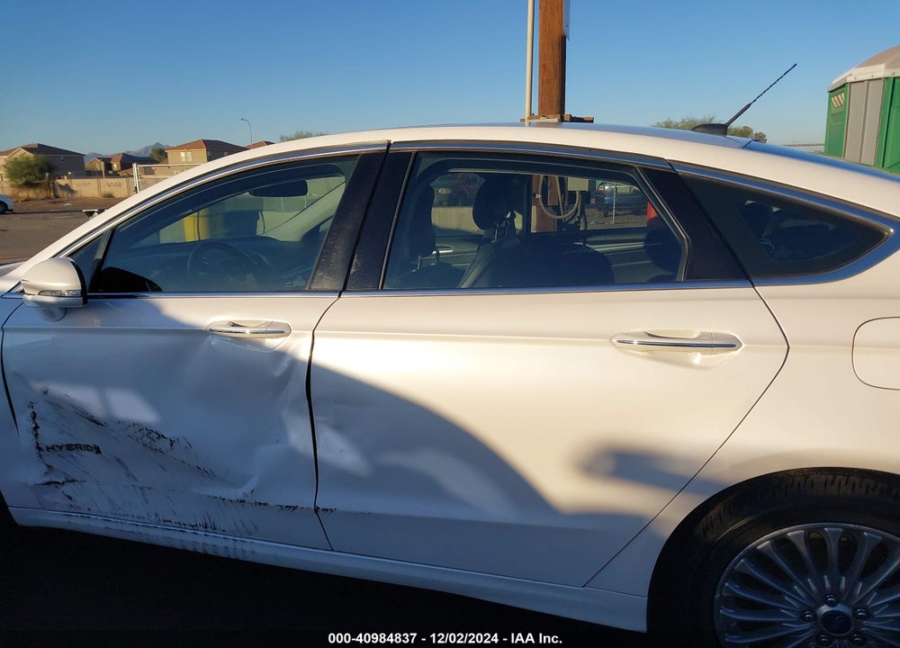 2013 FORD FUSION HYBRID TITANIUM VIN: 3FA6P0RUXDR317257