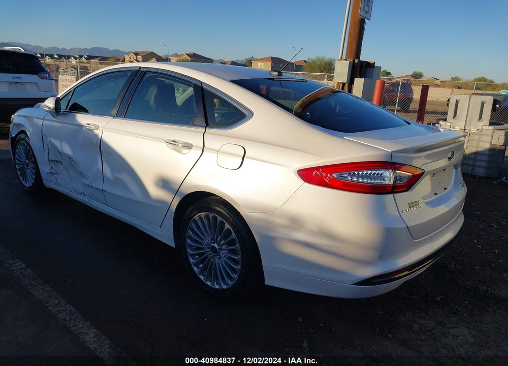 2013 FORD FUSION HYBRID TITANIUM VIN: 3FA6P0RUXDR317257