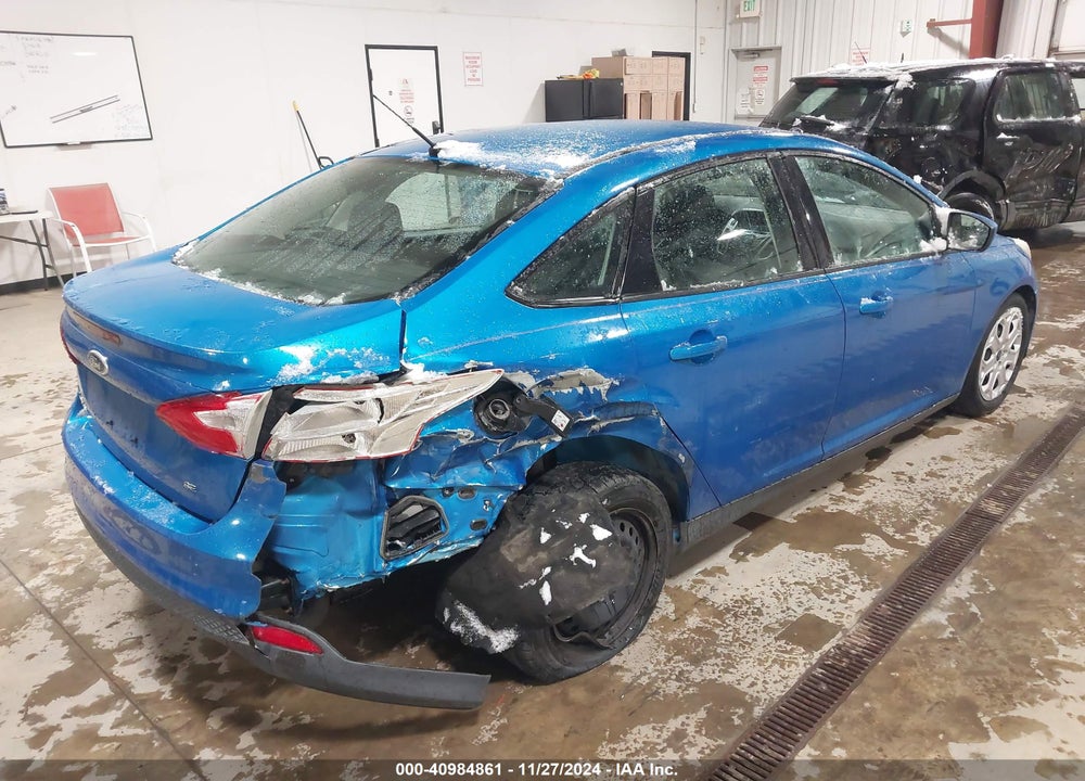 2012 FORD FOCUS SE VIN: 1FAHP3F25CL240744
