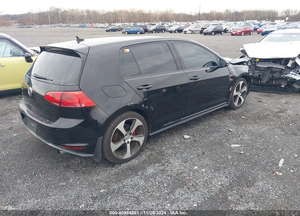 2015 VOLKSWAGEN GOLF GTI 2.0T AUTOBAHN 4-DOOR VIN: 3VW4T7AU5FM045697