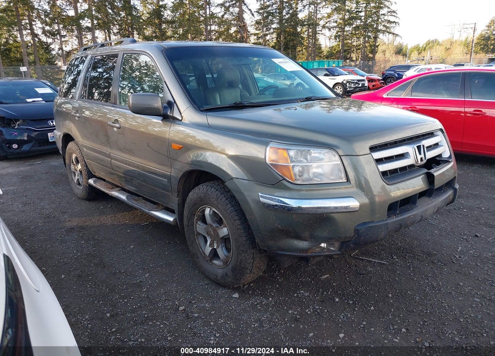 2007 HONDA PILOT EX-L VIN: 2HKYF18727H534798