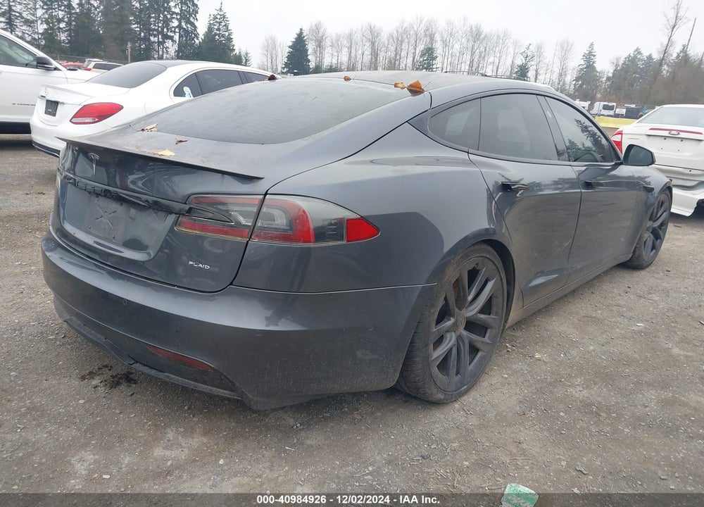 2021 TESLA MODEL S PLAID TRI MOTOR ALL-WHEEL DRIVE VIN: 5YJSA1E69MF434837