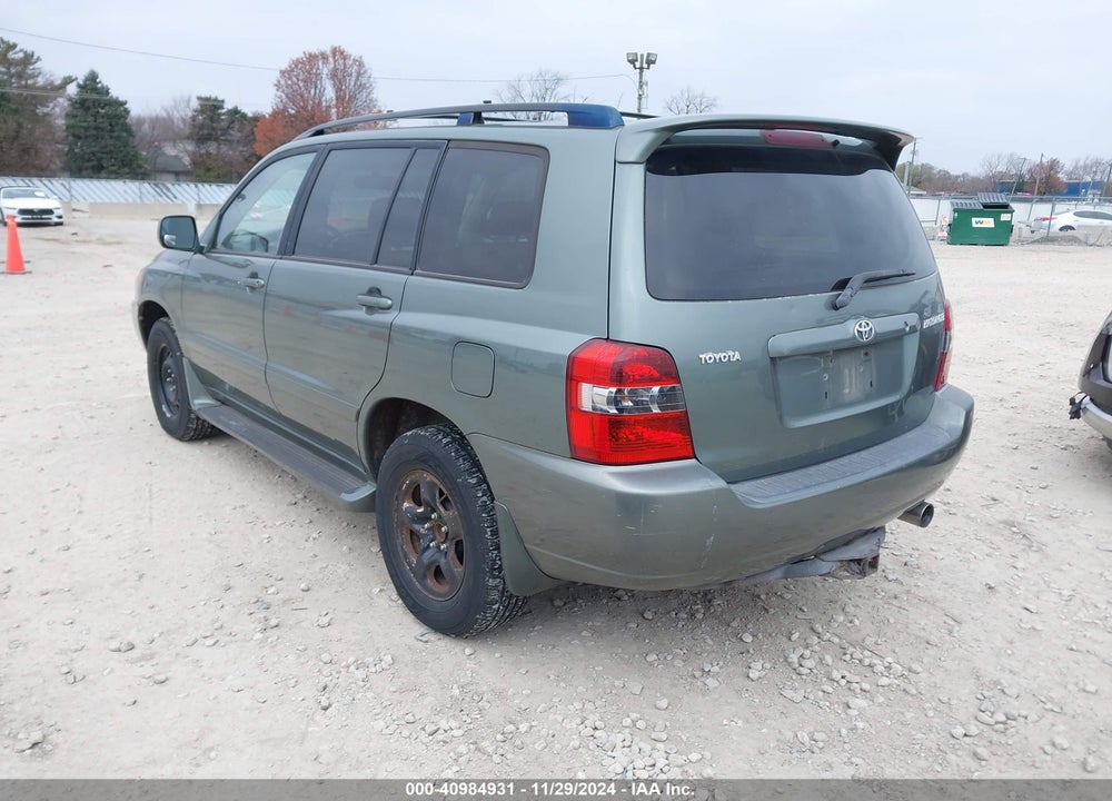 2005 TOYOTA HIGHLANDER VIN: JTEGD21A550110101