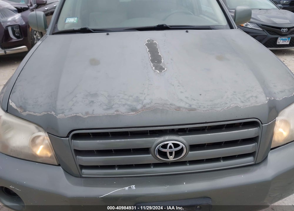 2005 TOYOTA HIGHLANDER VIN: JTEGD21A550110101