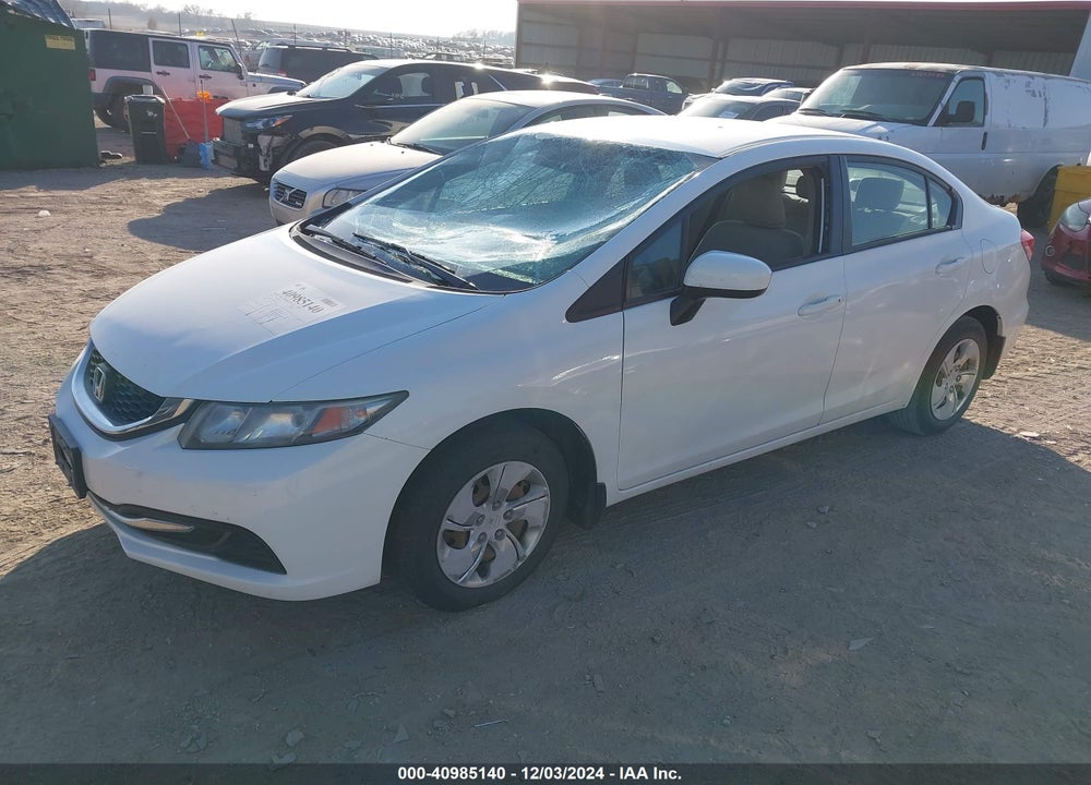 2014 HONDA CIVIC LX VIN: 19XFB2F59EE044189