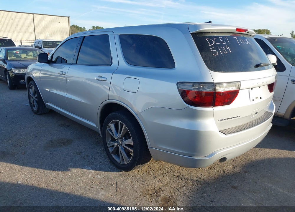 2013 DODGE DURANGO SXT VIN: 1C4RDHAG7DC575139