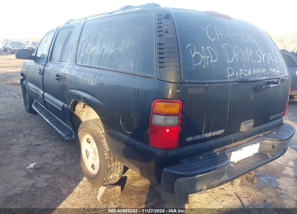 2001 CHEVROLET SUBURBAN LS VIN: 3GNEC16T91G270112