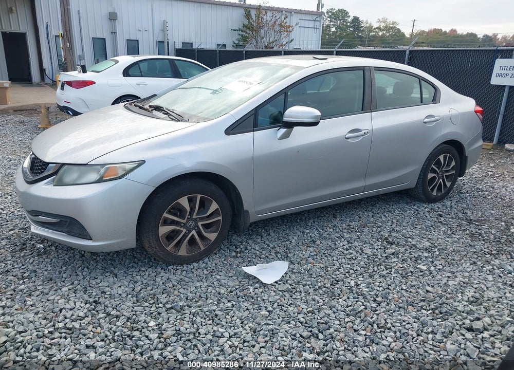 2014 HONDA CIVIC EX VIN: 19XFB2F89EE060502