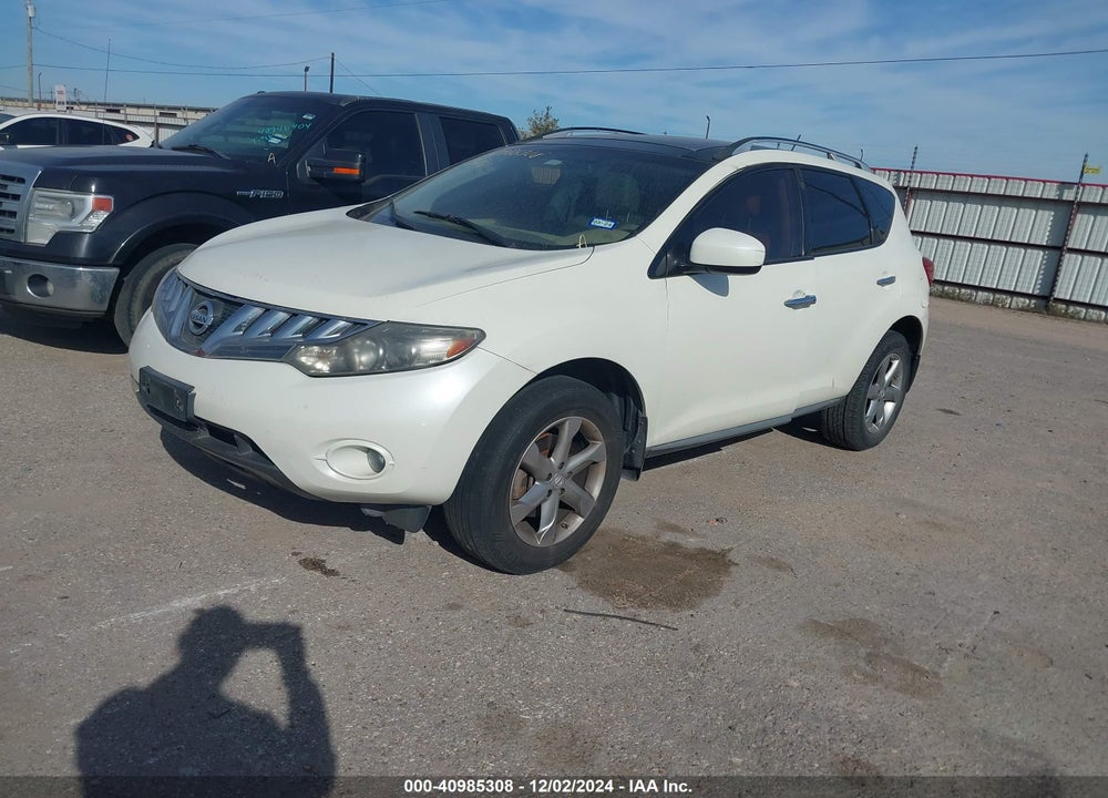 2009 NISSAN MURANO SL VIN: JN8AZ18U99W105853