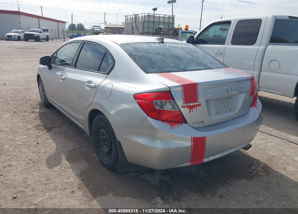 2012 HONDA CIVIC LX VIN: 2HGFB2F56CH610229