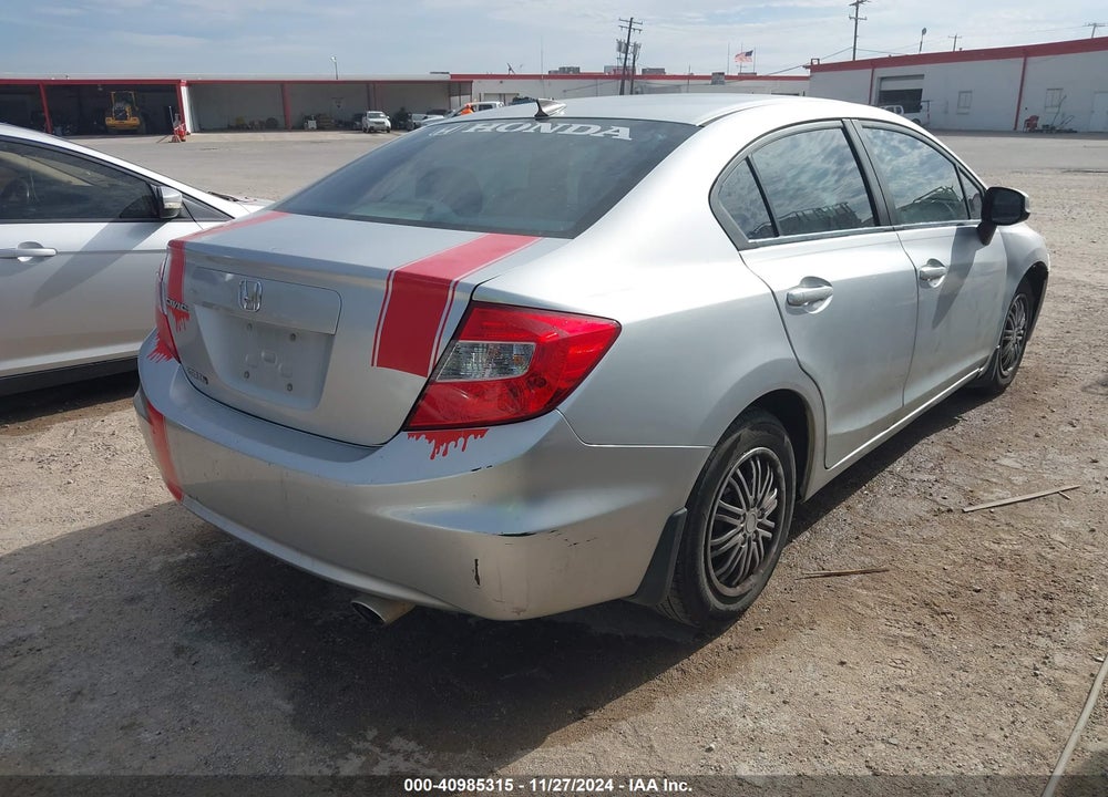 2012 HONDA CIVIC LX VIN: 2HGFB2F56CH610229