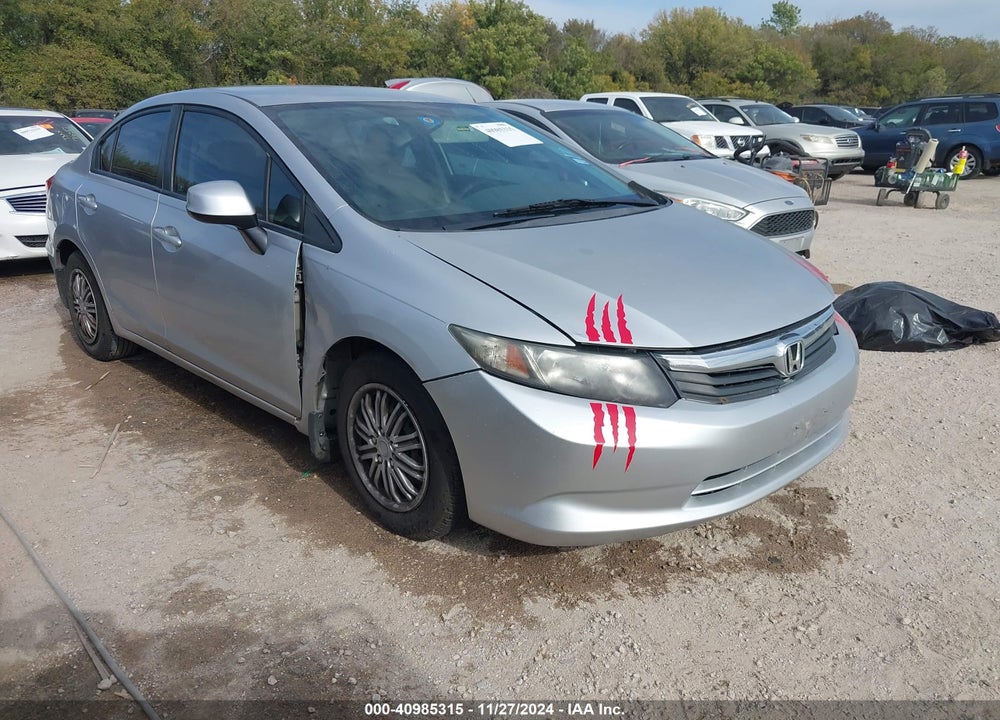 2012 HONDA CIVIC LX VIN: 2HGFB2F56CH610229