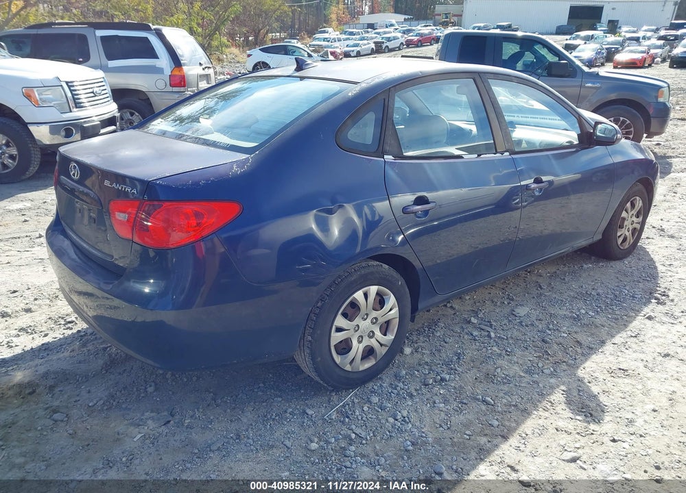 2009 HYUNDAI ELANTRA GLS VIN: KMHDU46D09U698957