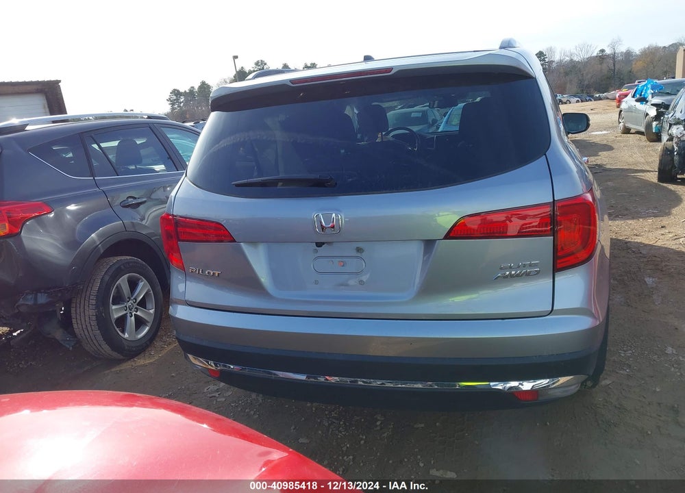 2017 HONDA PILOT ELITE VIN: 5FNYF6H04HB049093