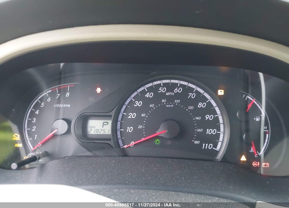 2011 TOYOTA SIENNA LE V6 VIN: 5TDKK3DC9BS059413