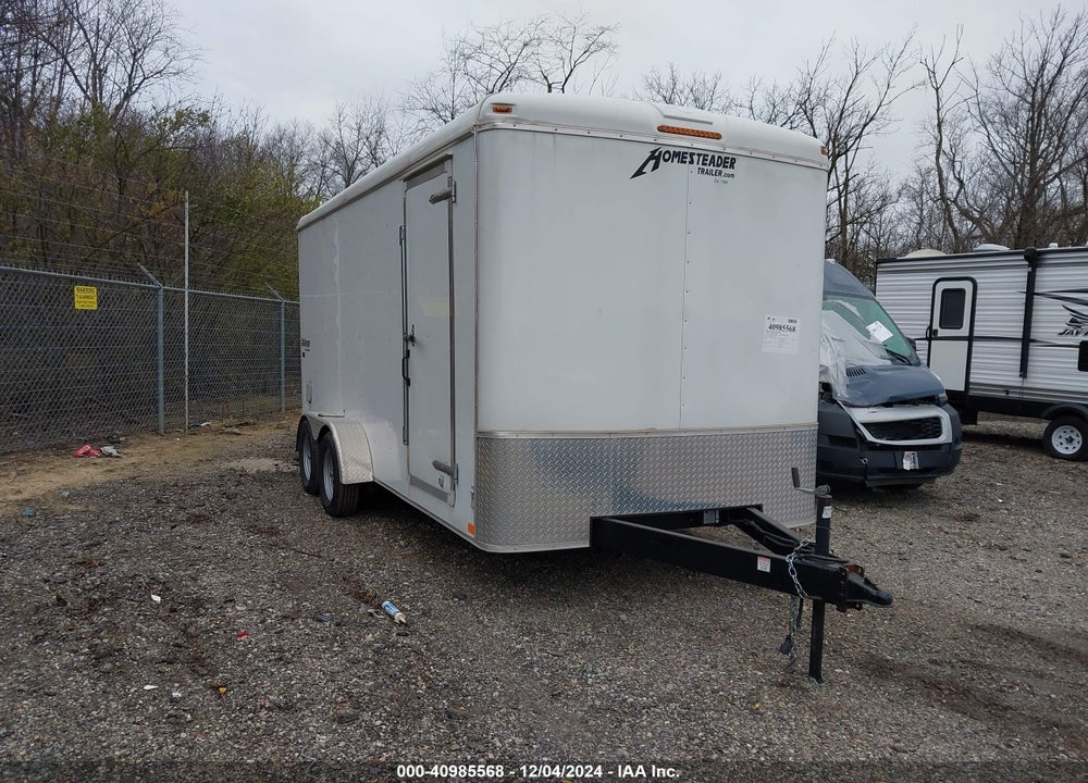 2022 HOMESTEADER 716CT ENCLOSED TRAILER VIN: 5HABE1622NN113455