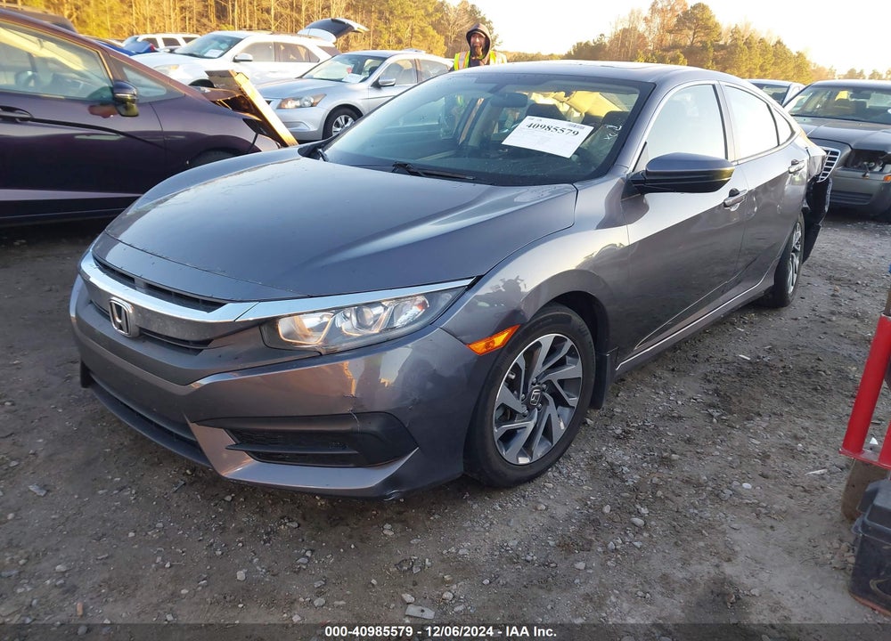 2018 HONDA CIVIC EX VIN: 2HGFC2F76JH533910