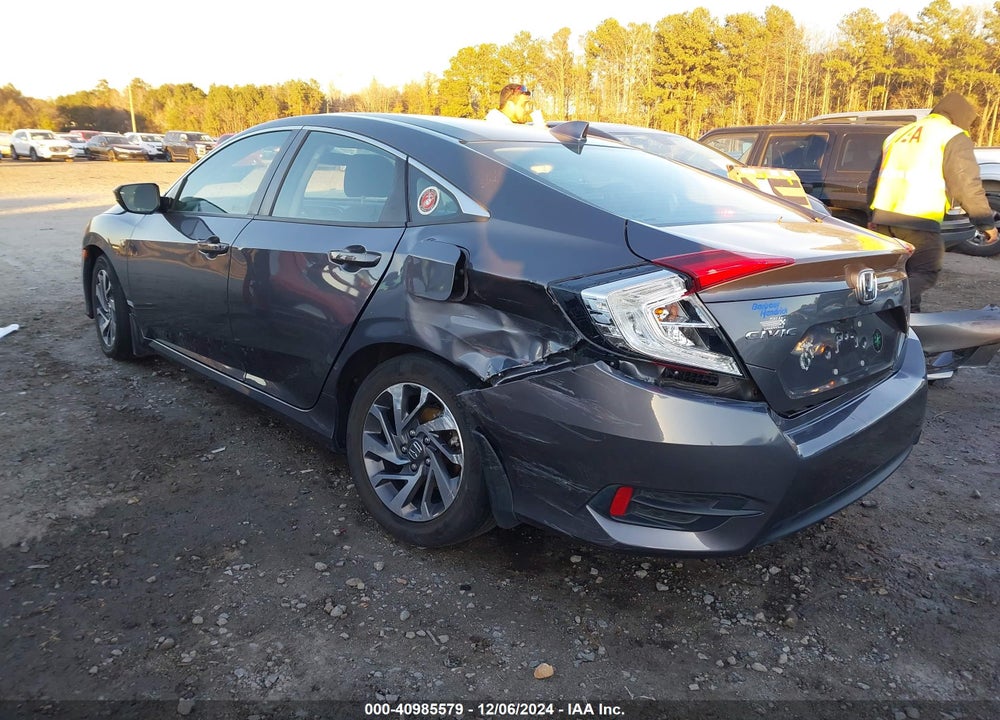 2018 HONDA CIVIC EX VIN: 2HGFC2F76JH533910