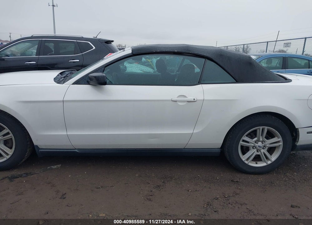 2012 FORD MUSTANG V6 VIN: 1ZVBP8EM7C5276453