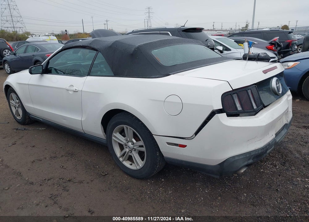2012 FORD MUSTANG V6 VIN: 1ZVBP8EM7C5276453