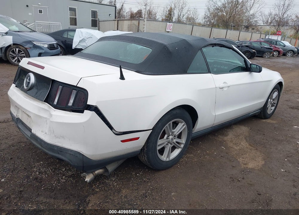 2012 FORD MUSTANG V6 VIN: 1ZVBP8EM7C5276453