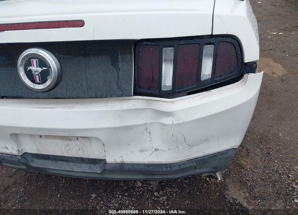 2012 FORD MUSTANG V6 VIN: 1ZVBP8EM7C5276453