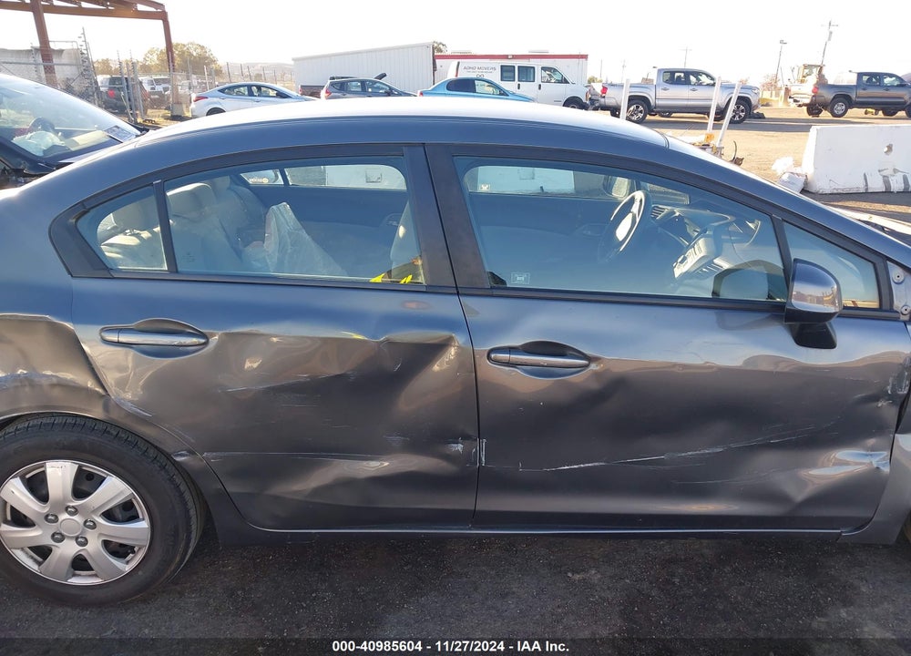 2012 HONDA CIVIC VIN: 19XFB2F59CE345087