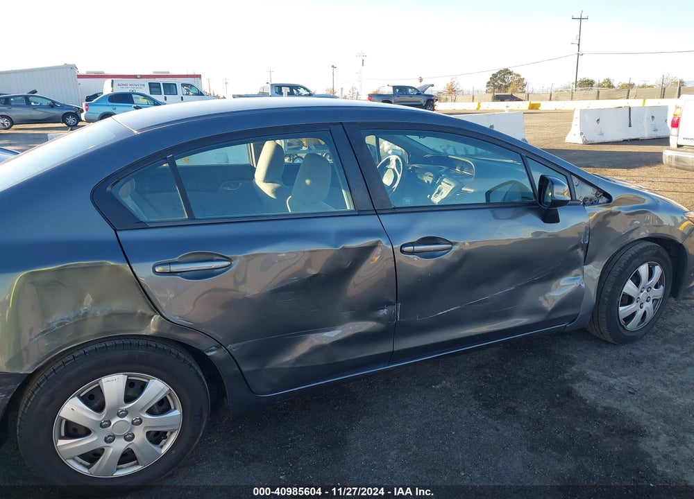2012 HONDA CIVIC VIN: 19XFB2F59CE345087