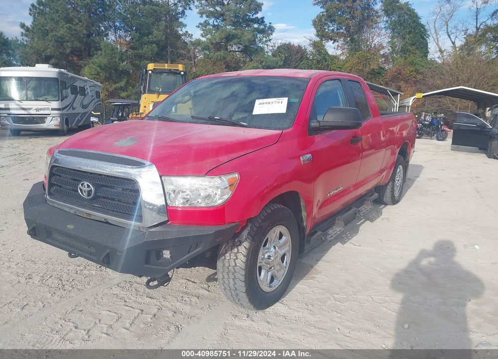 2008 TOYOTA TUNDRA BASE 5.7L V8 VIN: 5TBBV54128S496527