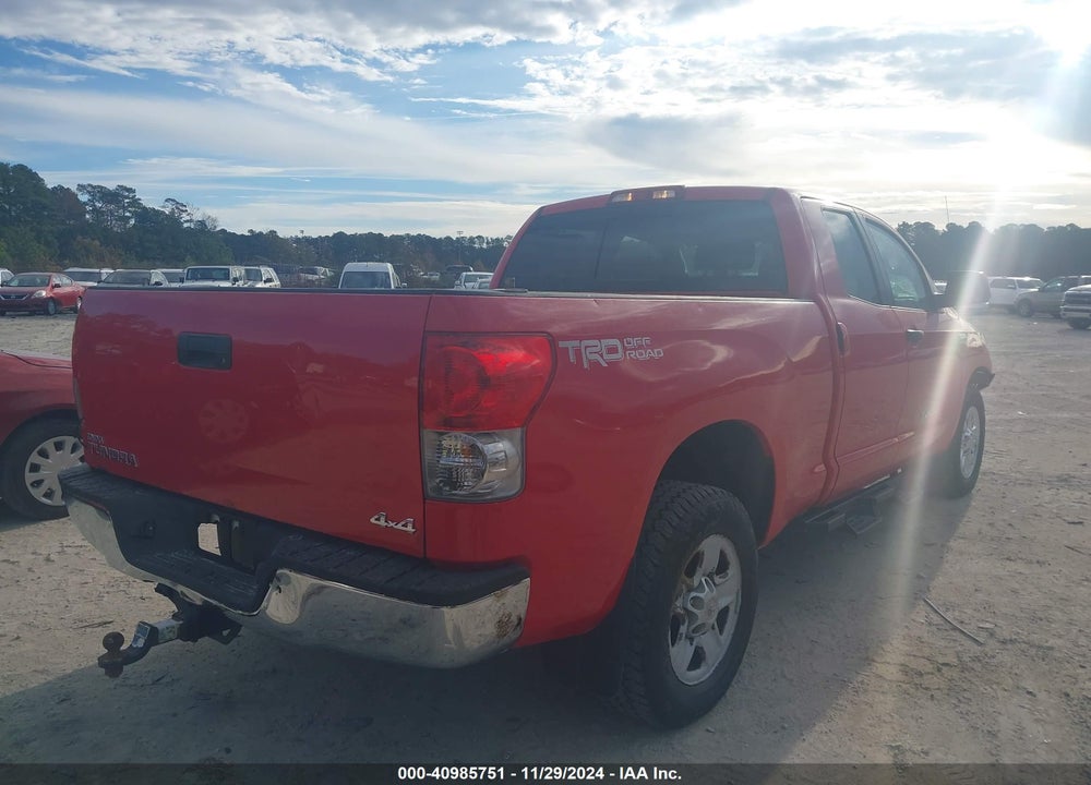 2008 TOYOTA TUNDRA BASE 5.7L V8 VIN: 5TBBV54128S496527