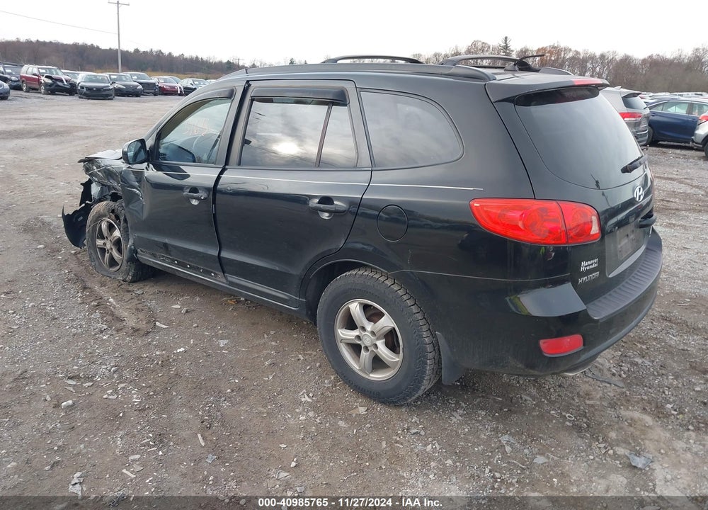 2007 HYUNDAI SANTA FE GLS VIN: KM8SG73D17U147289