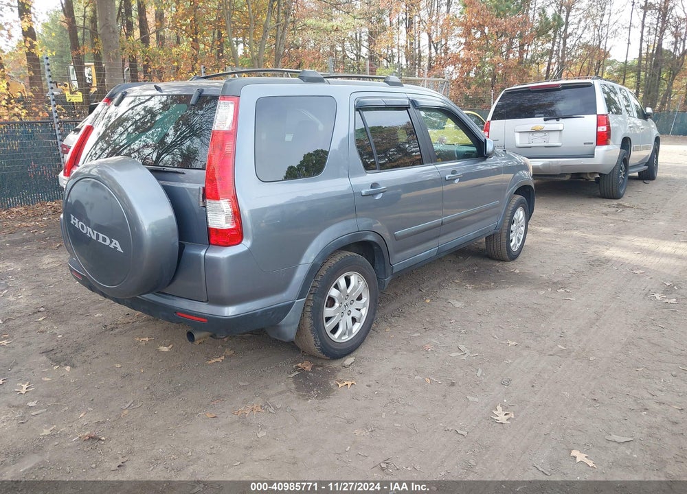 2006 HONDA CR-V SE VIN: SHSRD789X6U401579