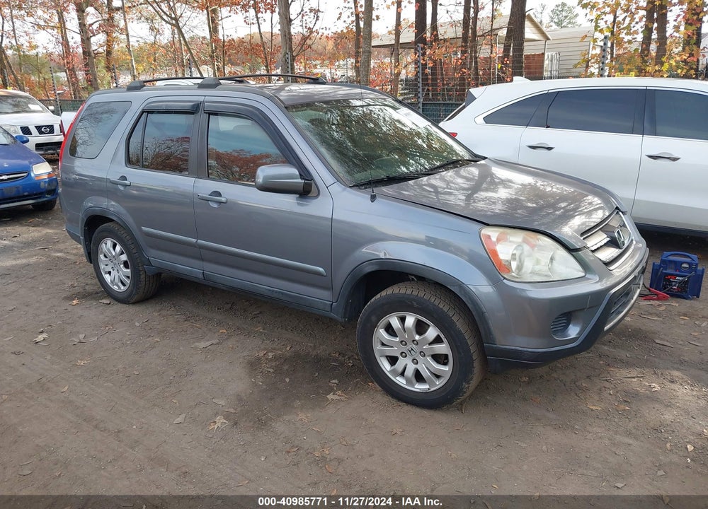 2006 HONDA CR-V SE VIN: SHSRD789X6U401579