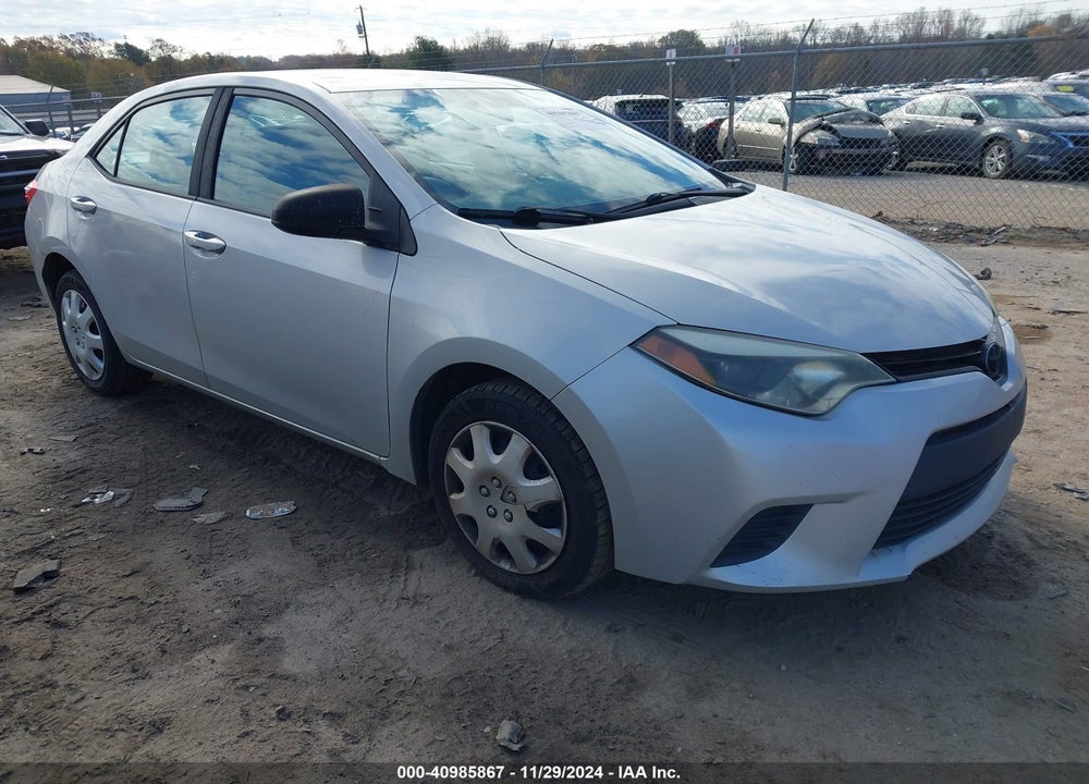 2014 TOYOTA COROLLA LE VIN: 5YFBURHE7EP081982
