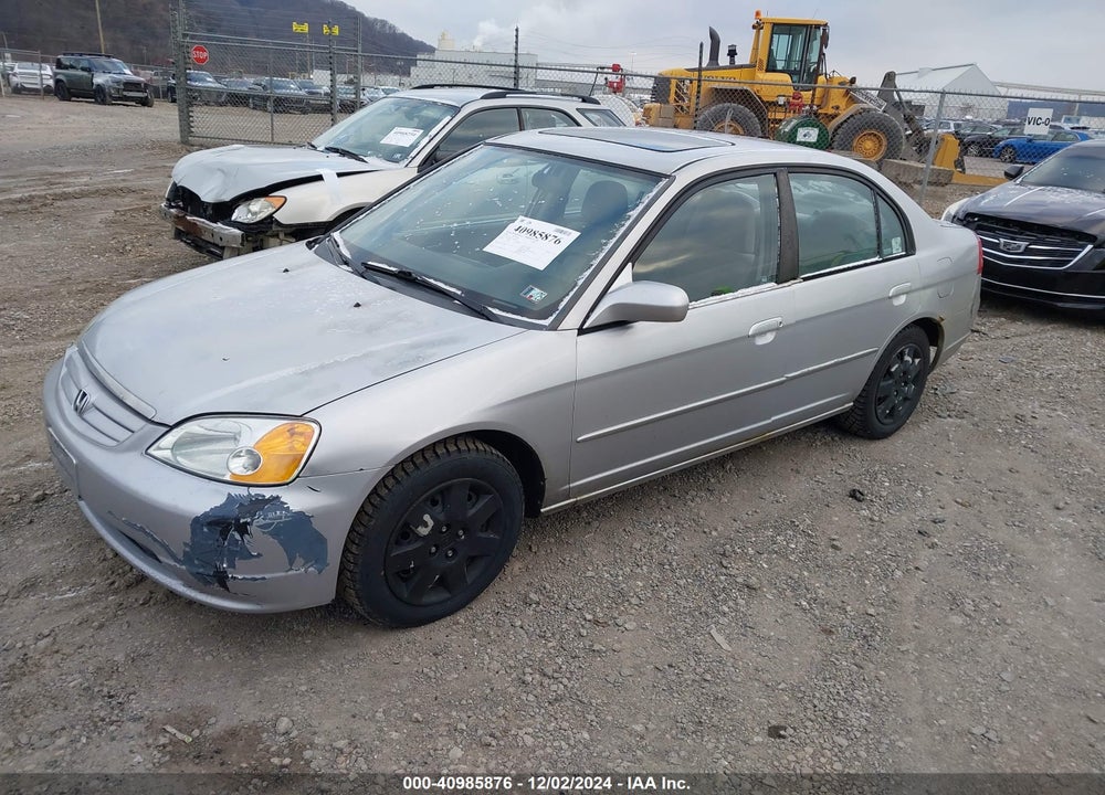 2002 HONDA CIVIC EX VIN: 1HGES25722L060608
