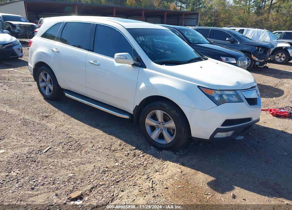 2012 ACURA MDX TECHNOLOGY PACKAGE VIN: 2HNYD2H38CH504503