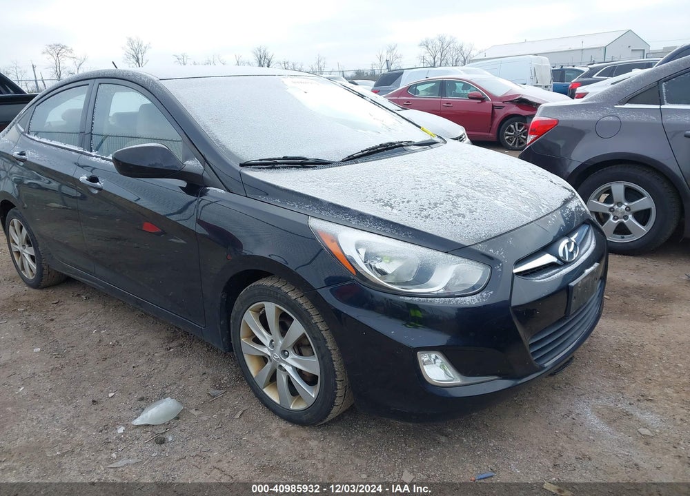 2012 HYUNDAI ACCENT GLS VIN: KMHCU4AE7CU050566