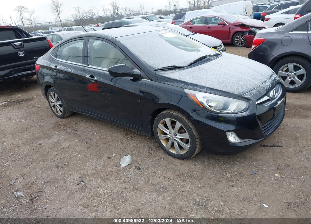 2012 HYUNDAI ACCENT GLS VIN: KMHCU4AE7CU050566