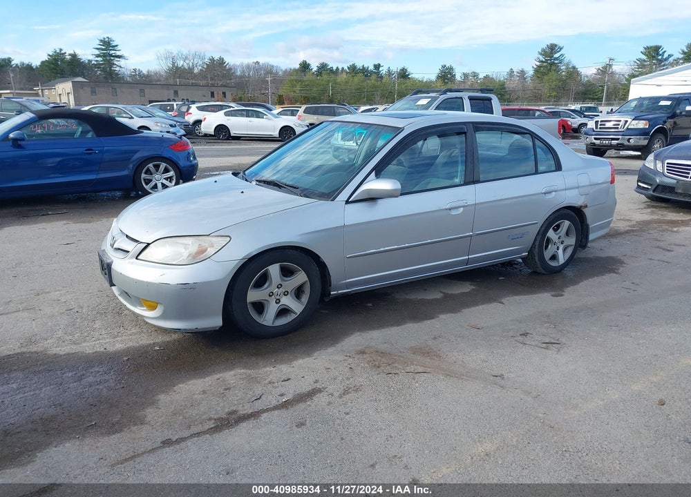 2004 HONDA CIVIC EX VIN: 2HGES25794H513316