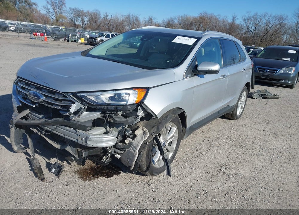 2019 FORD EDGE TITANIUM VIN: 2FMPK4K94KBB57412