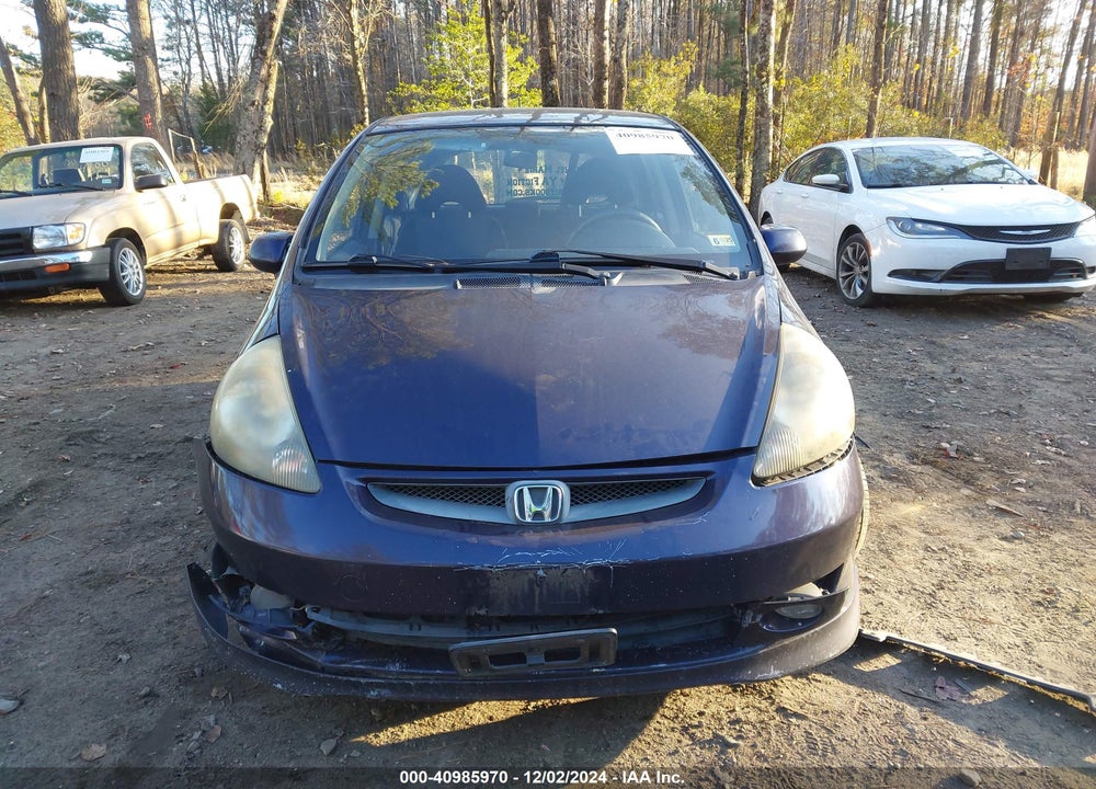 2008 HONDA FIT SPORT VIN: JHMGD38658S050789