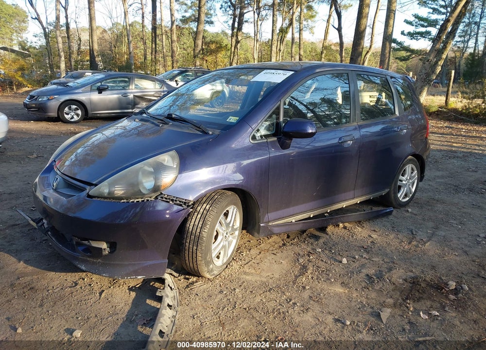 2008 HONDA FIT SPORT VIN: JHMGD38658S050789