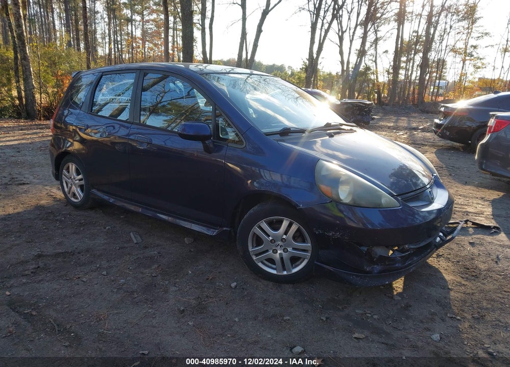2008 HONDA FIT SPORT VIN: JHMGD38658S050789