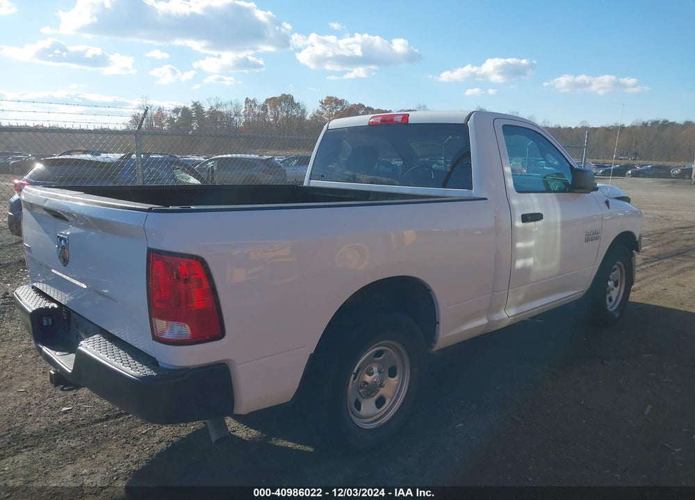 2017 RAM 1500 TRADESMAN 4X2 6'4 BOX VIN: 3C6JR6AGXHG642376