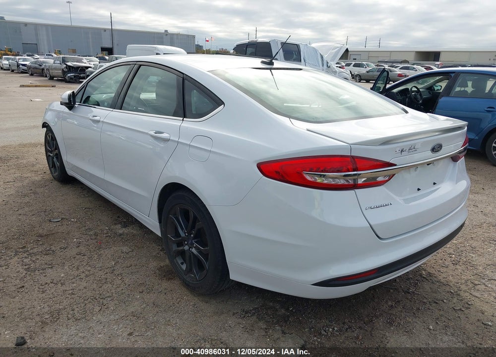 2018 FORD FUSION S VIN: 3FA6P0G75JR224364