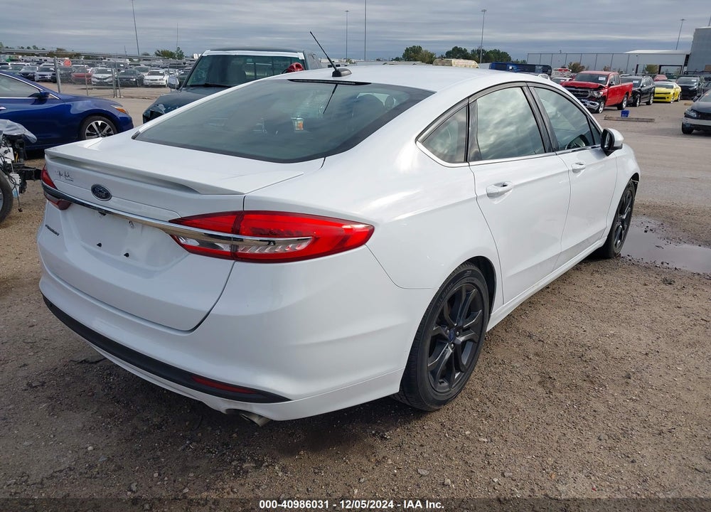 2018 FORD FUSION S VIN: 3FA6P0G75JR224364