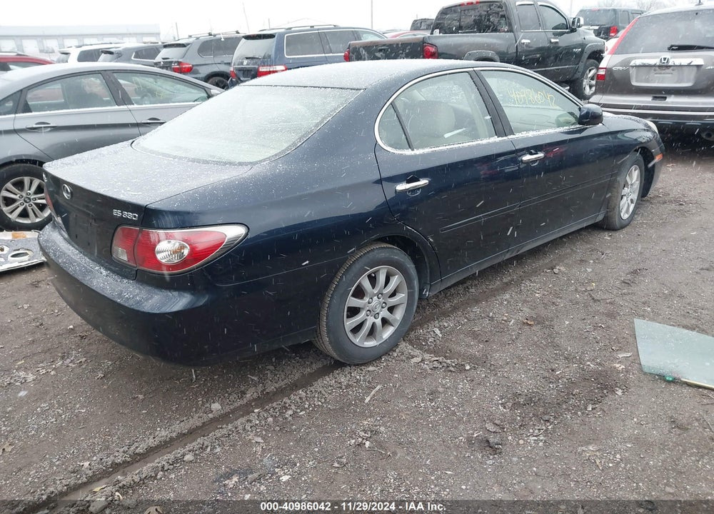 2004 LEXUS ES 330 VIN: JTHBA30G140003840