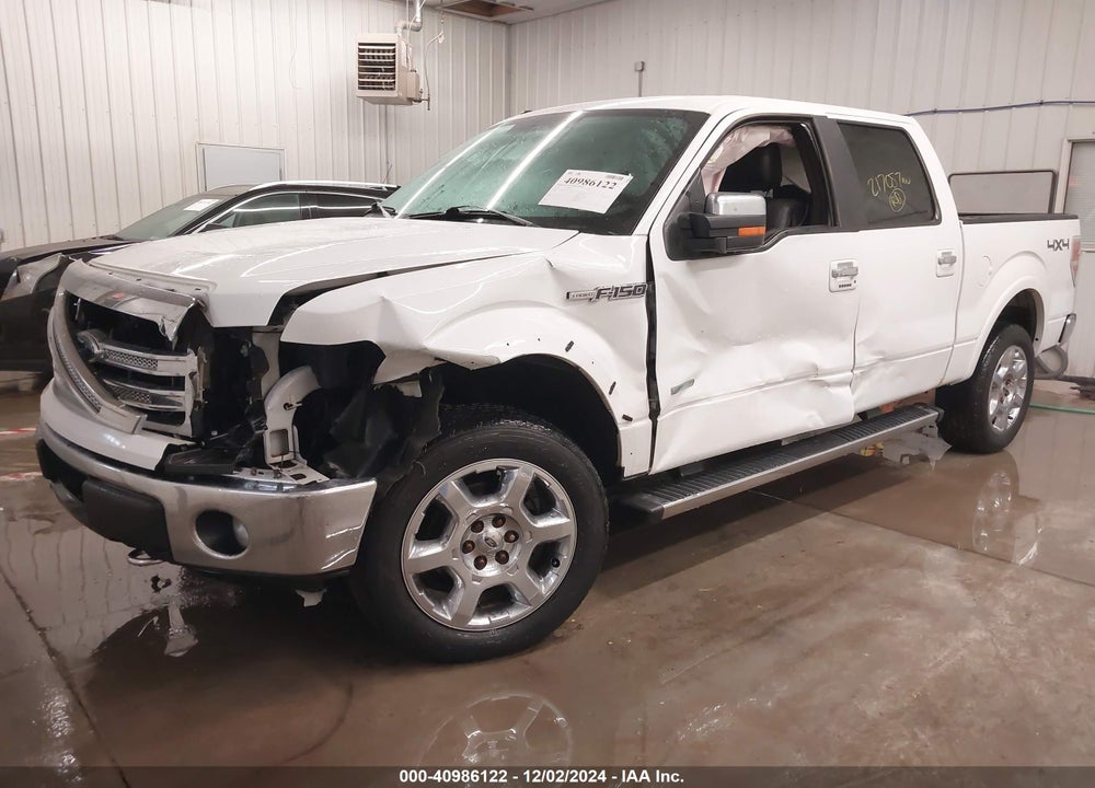 2014 FORD F-150 LARIAT VIN: 1FTFW1ET6EFA76375